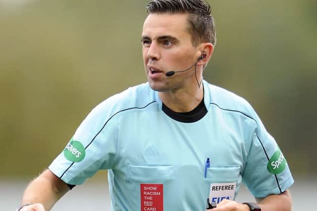 Andrew Dallas has been picked to referee the game at Hampden. Picture: Michael Gillen