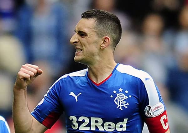 Lee Wallace has made just one brief appearance for Rangers this season. Picture: Michael Gillen