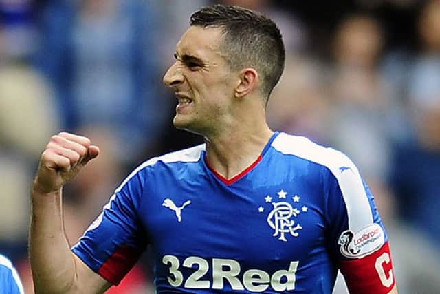Lee Wallace has made just one brief appearance for Rangers this season. Picture: Michael Gillen