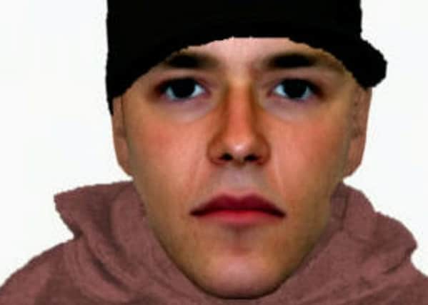 The e-fit sketch released by Northamptonshire Police of a suspect accused of slapping a womans bottom- who looks just like Justin Bieber. Picture: SWNS