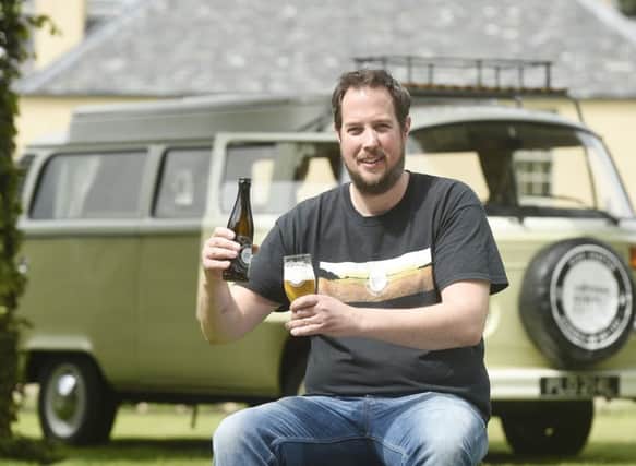 Paul Gibson launched Campervan Brewery in the summer of 2015. Picture: Greg Macvean
