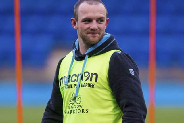 Glasgow Warriors' Nick Grigg. Picture: SNS