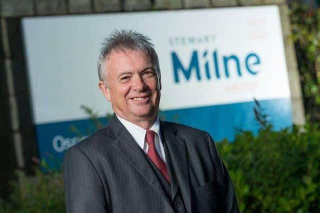 Glenn Allison, chief executive of Stewart Milne Group, said the results underlined the success of 'bold' investment decisions. Picture: Contributed