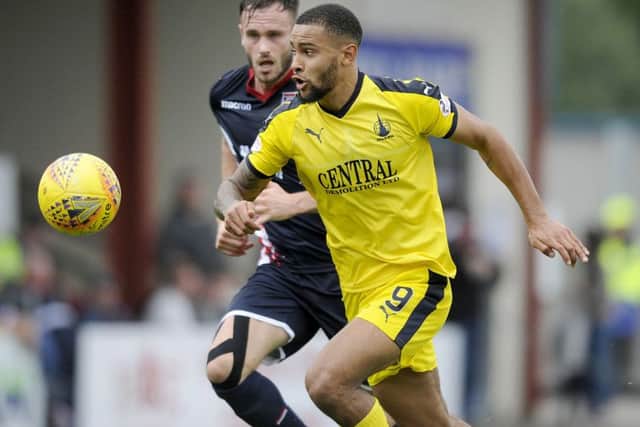 Dennon Lewis says Falkirk fans who racially abused him at Ochilview 'crossed a line'. Picture: Michael Gillen
