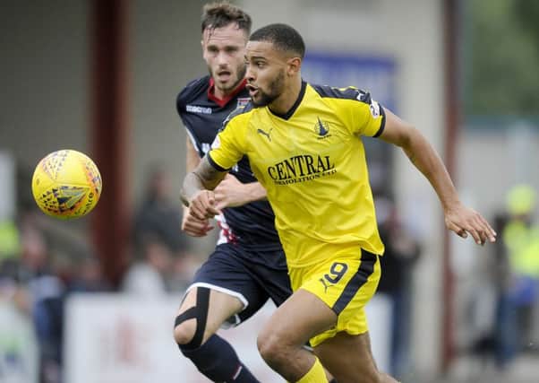 Dennon Lewis says Falkirk fans who racially abused him at Ochilview 'crossed a line'. Picture: Michael Gillen