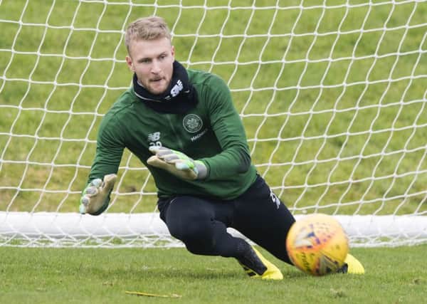Scott Bain made his Celtic debut in the last Old Firm game at Ibrox. Picture: Paul Devlin/SNS
