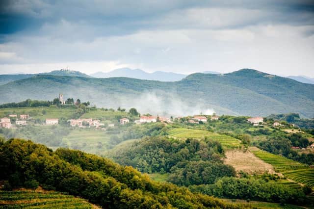 Goriska Brda in Slovenia, is 30 minutes from Trieste airport and a two hour drive from the capital Ljubljana