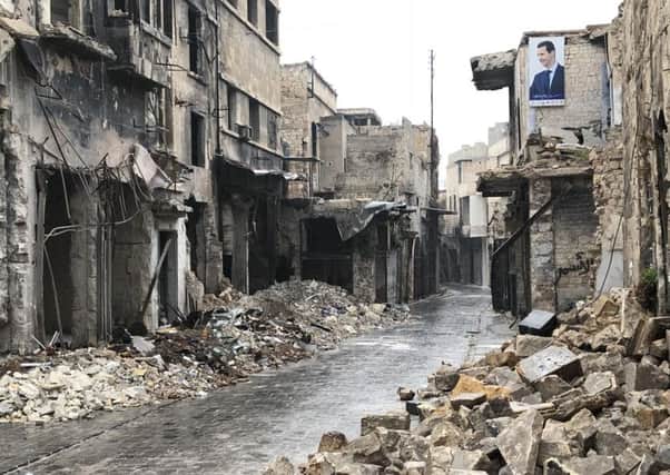 Devastation in Aleppo