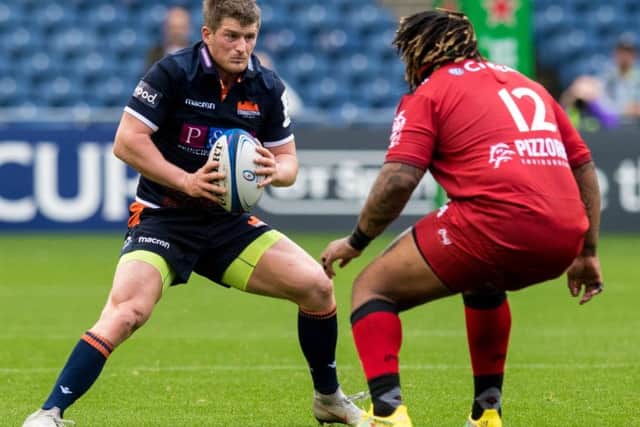James Johnstone in action for Edinburgh. Picture: SNS