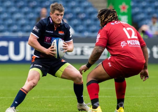 James Johnstone in action for Edinburgh. Picture: SNS