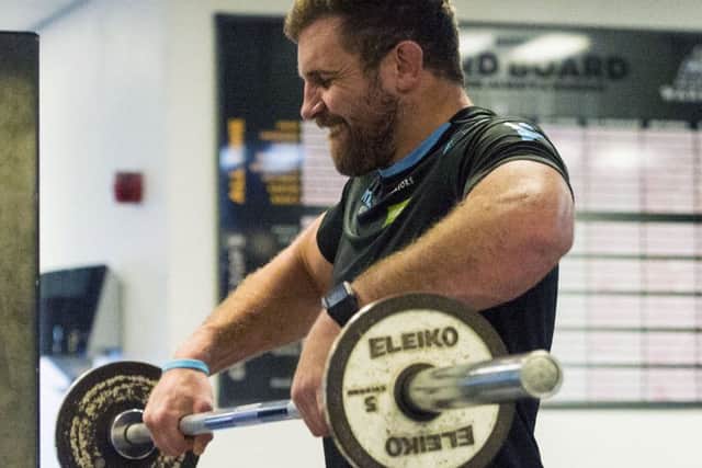 26/11/18 SCOTSTOUN - GLASGOW Glasgow Warriors Callum Gibbins.