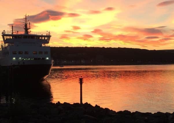 Sunset from Rothesay Pier. Photo by Iain L. Maceod