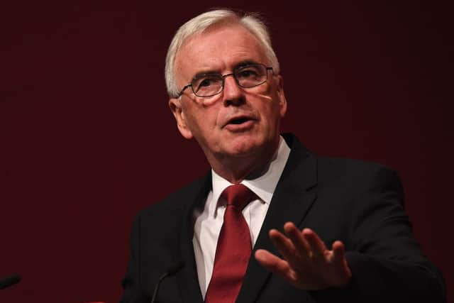 John McDonnell.  (Photo by Leon Neal/Getty Images)