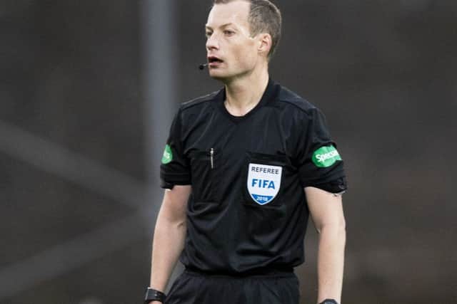 Referee Willie Collum was heavily criticised by Rangers. Picture: Kenny Smith/SNS