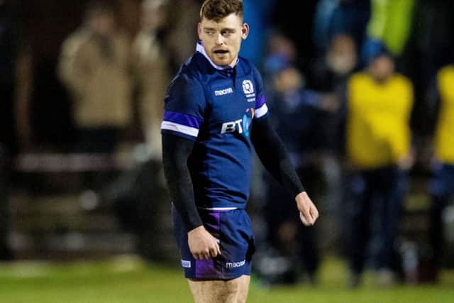Scotland U20 and Club international
George Taylor will make his Edinburgh debut on Friday against Munster. Picture: SNS