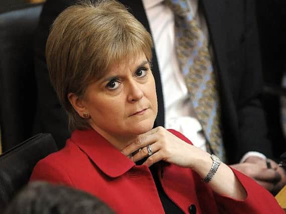 First Minister Nicola Sturgeon faced questions over fishing