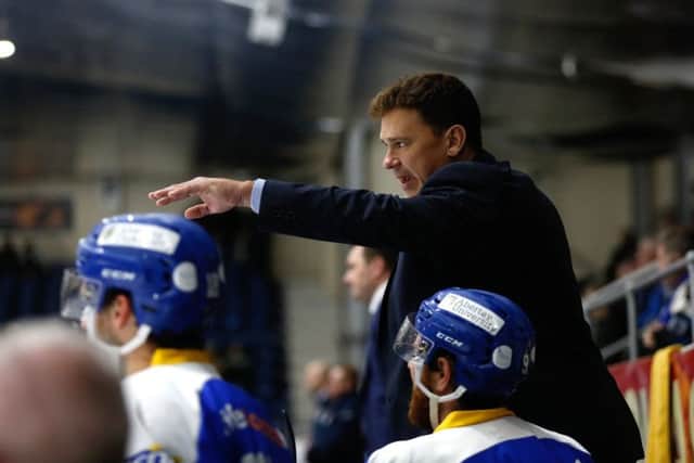 Todd Dutiaume wants hard work from his Fife Flyers. (Pic: Steve Gunn)
