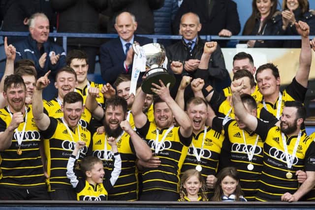 Melrose beat Stirling County in last season's Scottish Cup final. Picture: Paul Devlin/SNS/SRU