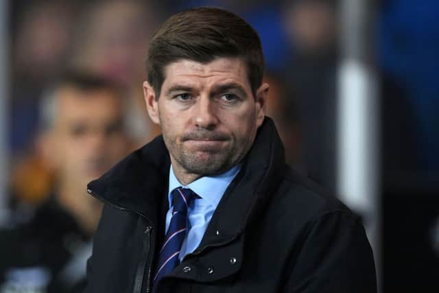 Rangers manager Steven Gerrard. Picture: Getty