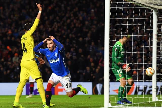 Rangers' Glenn Middleton had a goal ruled out for offside. Picture: SNS/Craig Williamson