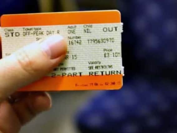 Off-peak ScotRail fare increases are pegged to 1 per cent below inflation. Picture: John Devlin