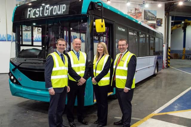 The new buses are being rolled out in partnership with Alexander Dennis. Picture: Lenny Warren