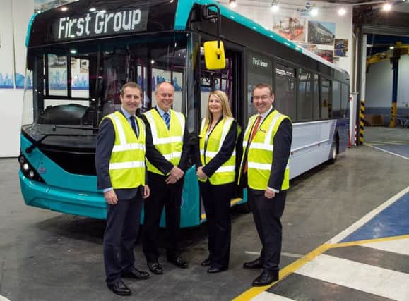 The new buses are being rolled out in partnership with Alexander Dennis. Picture: Lenny Warren