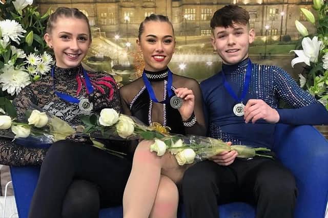 Dundee skaters Jasmine Cressey, Kyle McLeod and Anastasia Vaipan Law all won silver medals in their categories.