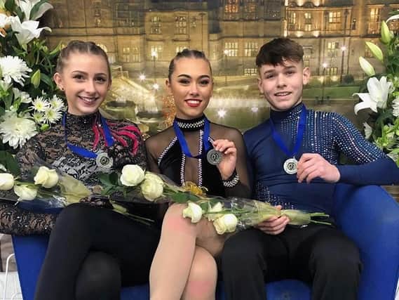 Dundee skaters Jasmine Cressey, Kyle McLeod and Anastasia Vaipan Law all won silver medals in their categories.