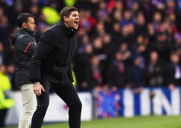 Rangers manager Steven Gerrard. Picture: SNS