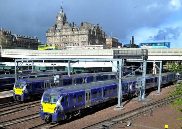ScotRail trains at Edinburgh's Waverley Station (Picture: Jane Barlow)