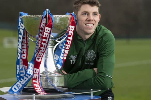 Celtic's Ryan Christie looks ahead to the Betfred Cup final. Picture: Craig Williamson/SNS