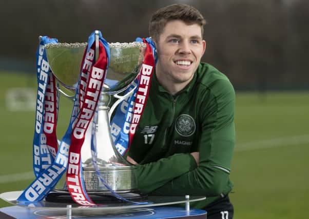 Celtic's Ryan Christie looks ahead to the Betfred Cup final. Picture: Craig Williamson/SNS