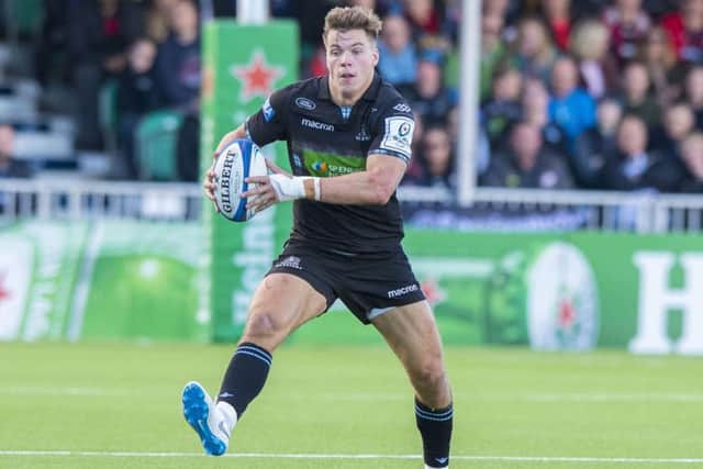 Glasgow and Scotland centre Huw Jones has been linked with a move to Leicester Tigers. Picture: Gary Hutchison/SNS/SRU