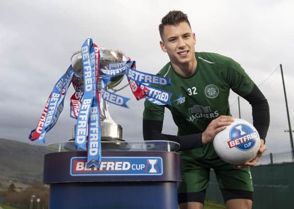 Celtic's Filip Benkovic looks ahead to the Betfred Cup final. Pic: SNS/Craig Williamson