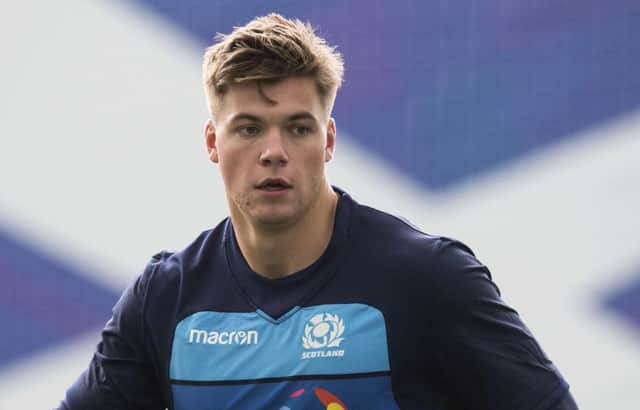 Glasgow and Scotland centre Huw Jones was wanted by Leicester. Picture: Paul Devlin/SNS/SRU