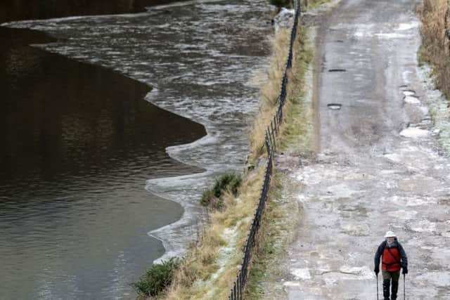 An icy day in Midlothian. Picture: Phil Wilkinson / TSPL