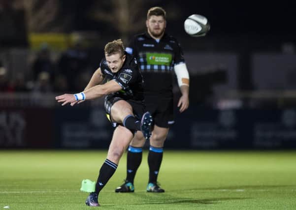Warriors' Brandon Thomson scores a penalty to make it 6-3. Picture: Gary Hutchison/SNS/SRU