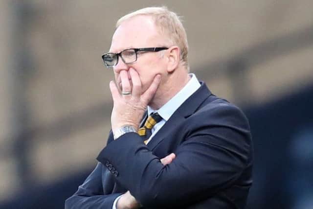 Scotland manager Alex McLeish. Picture: PA