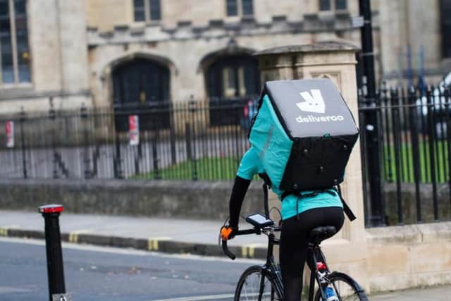 Deliveroo has sacked courier staff over 'fraud' days before Christmas.