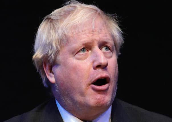 Boris Johnson has described Theresa May's Brexit plan  as akin to terms imposed on a nation after a military defeat. Picture: PA