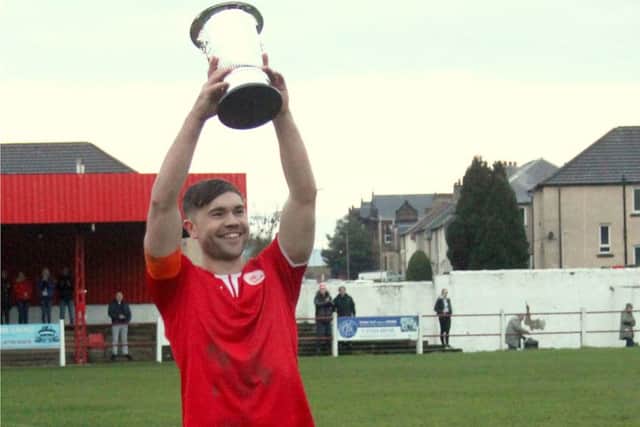 Camelon's Alex Jack Cup win set up Saturday's tie. Picture: Dan Rous