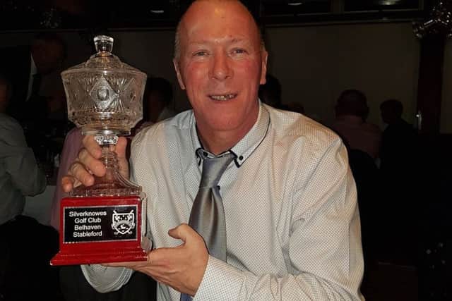 Silverknowes trophy winner, Adam McIntyre