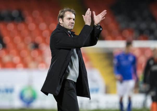 Dundee United boss Robbie Neilson is November's manager of the month. Picture: SNS Group