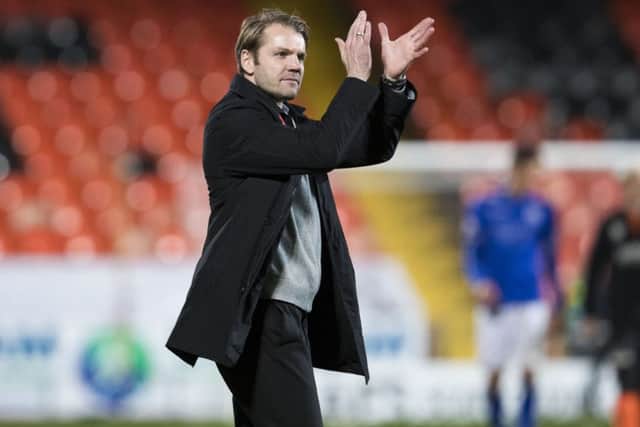 Dundee United boss Robbie Neilson is November's manager of the month. Picture: SNS Group
