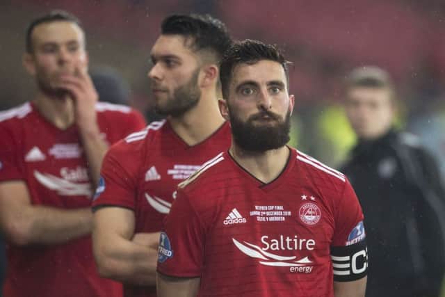 Aberdeen were defeated in the Betfred Cup semi-final. Picture: SNS