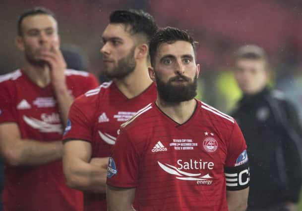 Aberdeen were defeated in the Betfred Cup semi-final. Picture: SNS