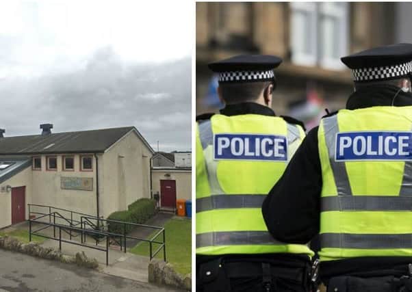 Police are appealing for information after the break-in at Hayfield Community Centre.