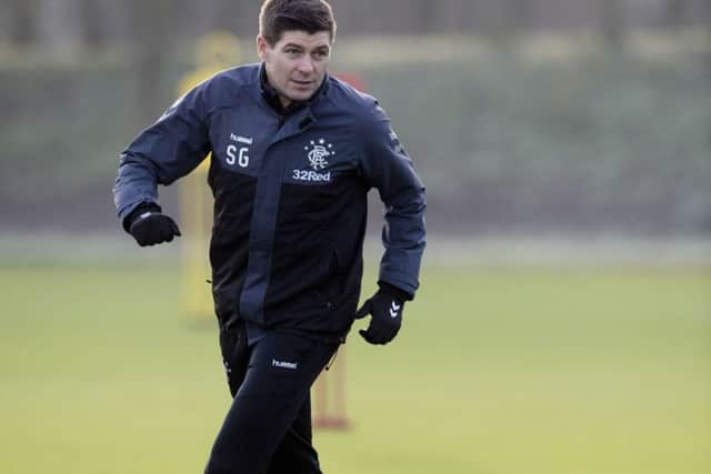 Rangers manager Steven Gerrard wanted to come out of retirement to play at Tynecastle. Picture: SNS/Craig Williamson