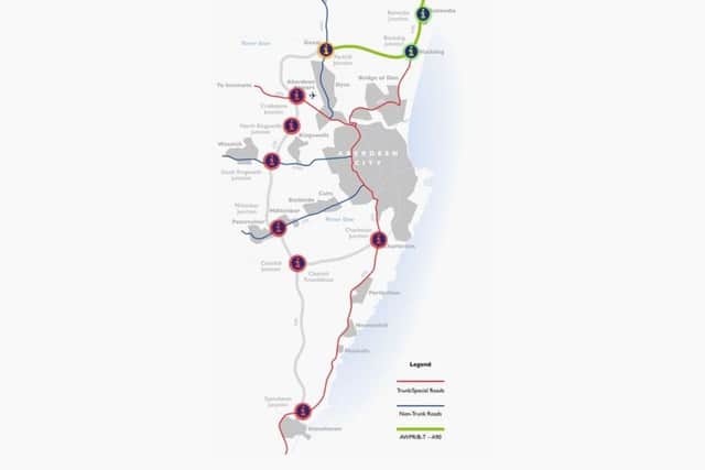 The bypass is designed to relieve congestion from through traffic in Aberdeen. Picture: Transport Scotland